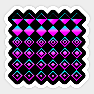 Squares pattern Sticker
